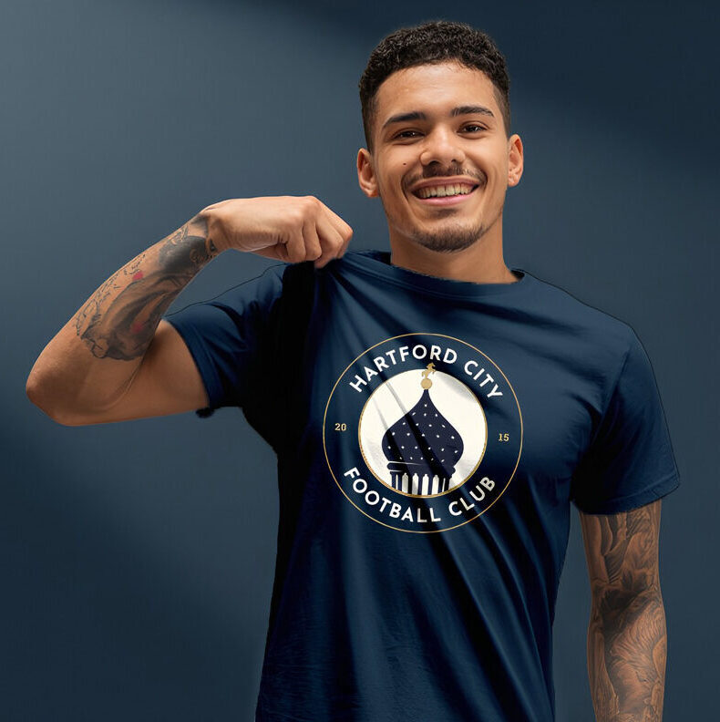 “The Shield” Tee Shirt New Navy Unisex